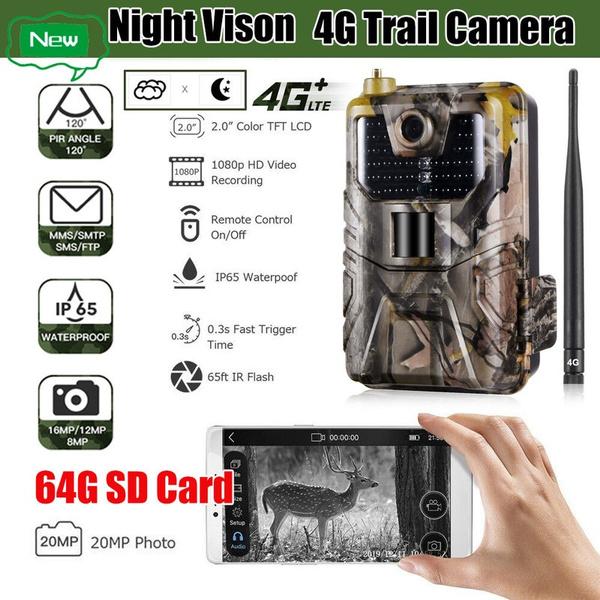 4G MMSTrail Camera  Wildlife  Hunting Cellular HC900LTE 20MP 1080P Night Vision