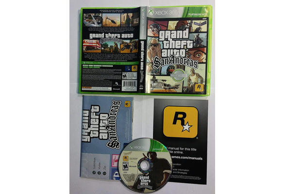 Jogo Grand Theft Auto San Andreas GTA Xbox 360 Usado - Meu Game