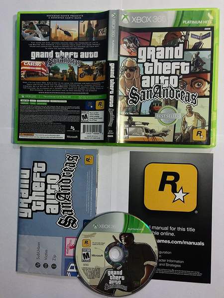 Grand Theft Auto San Andreas - Xbox 360 em Promoção na Americanas