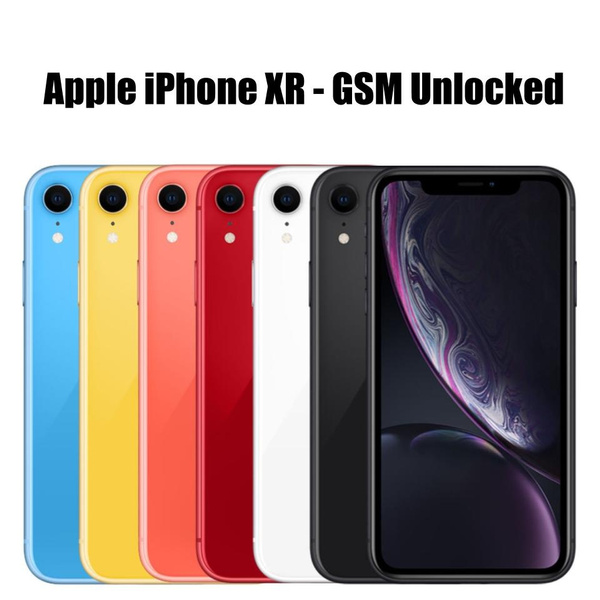 Apple iPhone XR - 64GB - Red, Blue, White, Black - Unlocked