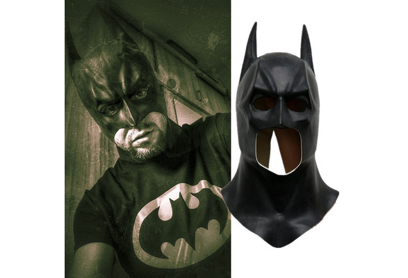 Batman Super Hero Mask The Dark Knight Batman Latex Black Cosplay Masks  Helmets Party Halloween Prop | Wish