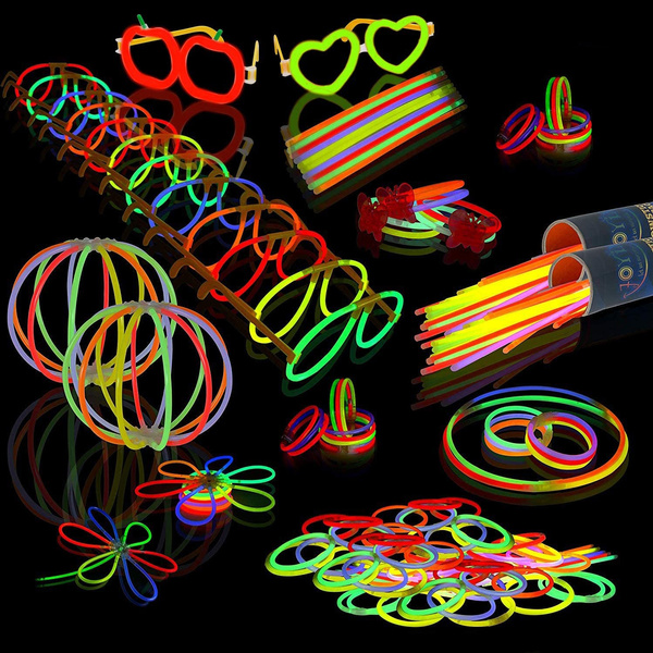 Glow Sticks Party Pack Glow Necklaces Bracelets Halloween Light up