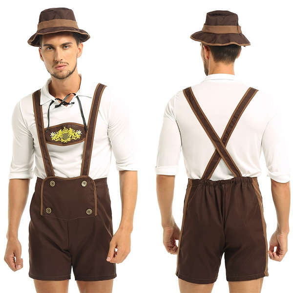 Men Bartenders Costume Cosplay Outfits for Halloween Masquerade Party