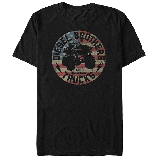 Diesel Brothers Mens Diesel Brothers All American Trucks T shirt