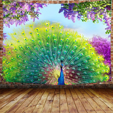 peacock, peacocktapestry, Wall Art, Home Decor