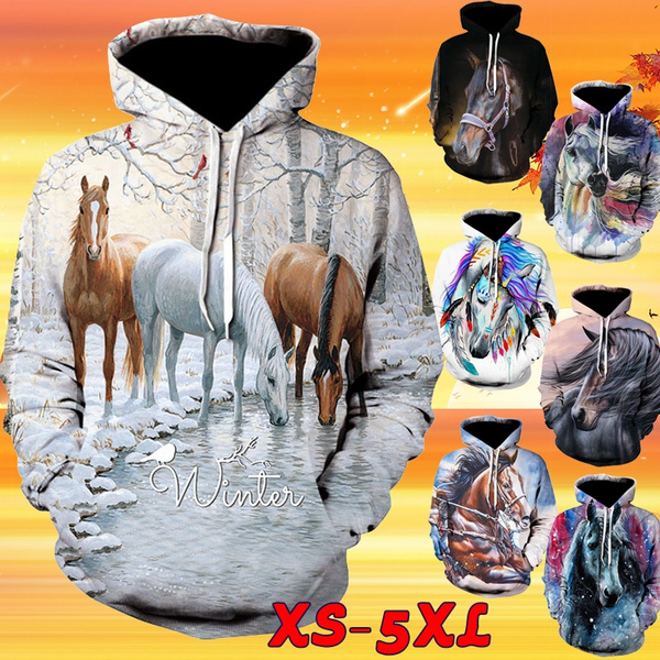 Horse hoodies best sale for men