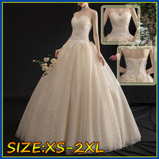gowns, strapless, slim, Lace