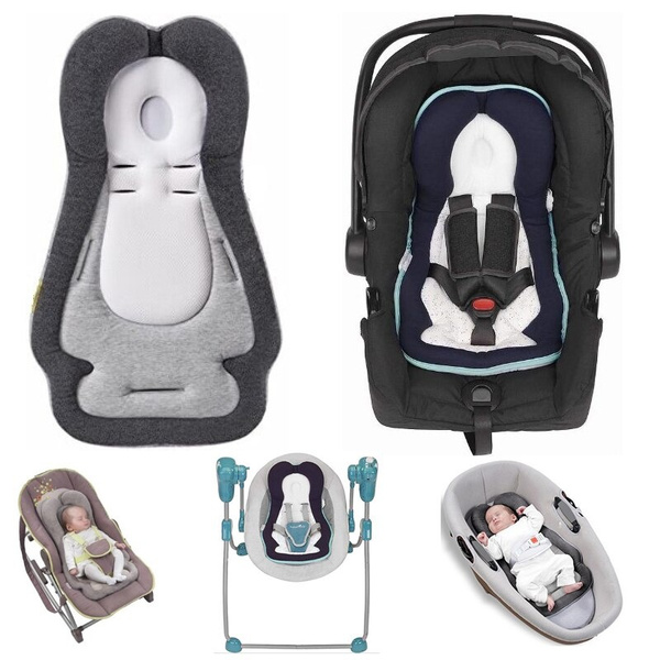Newborn Car Seat Insert Stroller Pad Infant Positioning Latex Pillow Baby Wish - Do Newborns Need Car Seat Insert
