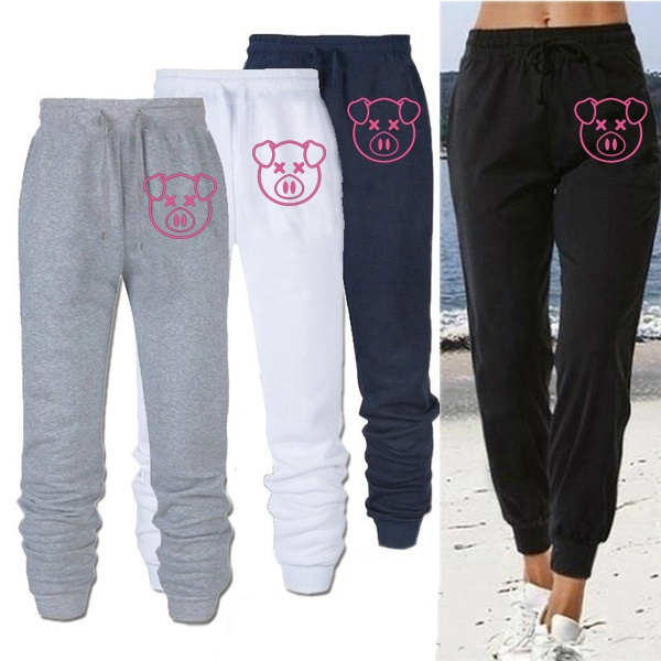 Cute Shane Dawson Pink Pig Trousers Women Men Skinny Pants Fashion