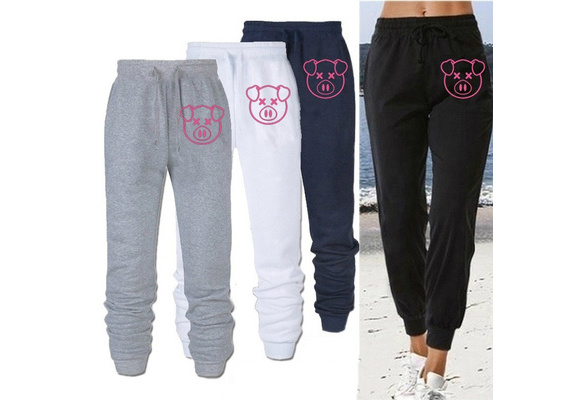 Cute Shane Dawson Pink Pig Trousers Women Men Skinny Pants Fashion Casual Joggers Autumn Spring Long Pants