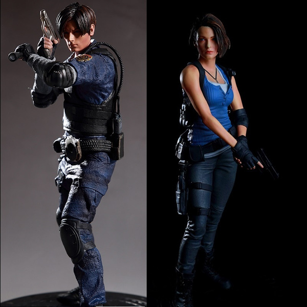 2 Types 1/6 Resident Evil 2 Leon S. Kennedy Jill Valentine Collectible  Action Figure Soldier Set Toy Scale Dolls Models Boys Gift