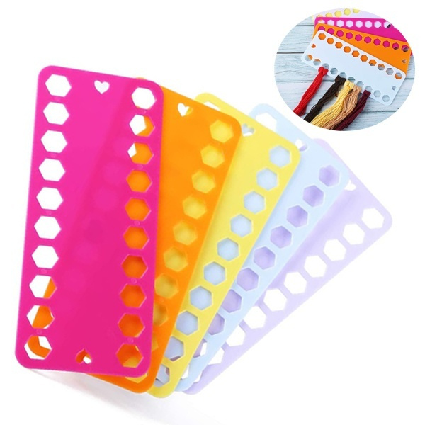 Plastic Floss Bobbins, Plastic Thread Cards