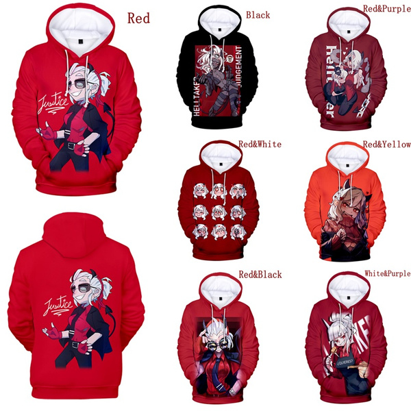 red and purple moletom com capuz