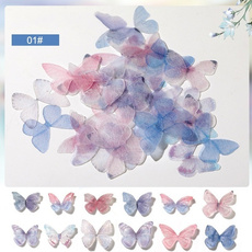 butterfly, nail decoration, nail stickers, manicure