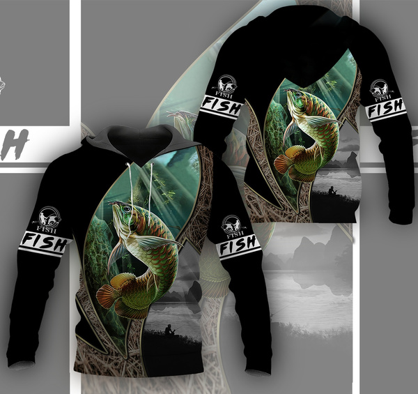 New Fishing pattern 3d print Hoodies Sea fish Men/Women Fashion