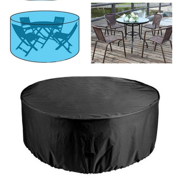Large Round Waterproof Outdoor Garden Patio Table Chair Set Furniture Cover Wish Large Round Waterproof Outdoor Garden, Large Round Patio Furniture Cover