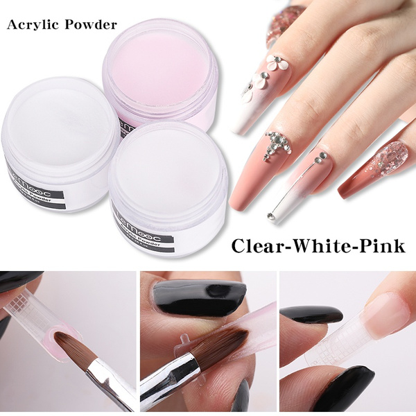 Lemooc Acrylic Powder Liquid Color Nail Polish Nail Art Crystal Powder Acrylic Nails Wish
