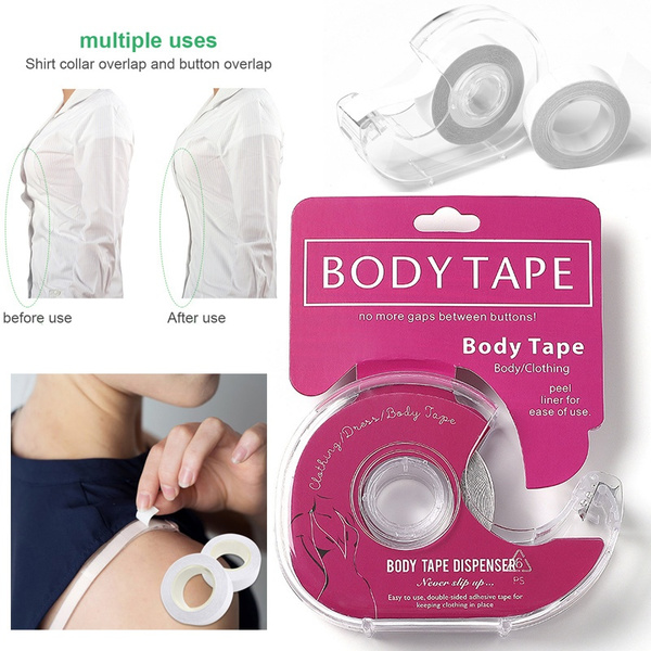 Women Underwear Strap Anti-slip Double Sided Tape Clothing Adhesive Body  Tape