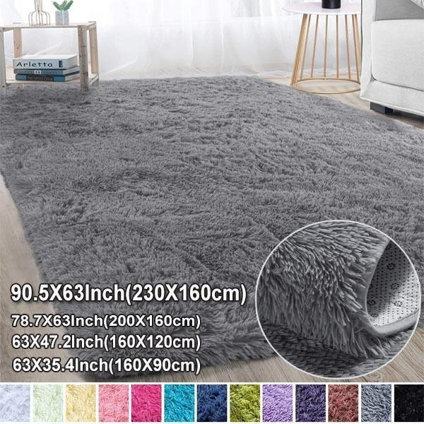 Fluffy Rugs Rug Carpet Large Shaggy Super Soft Mat Living Room