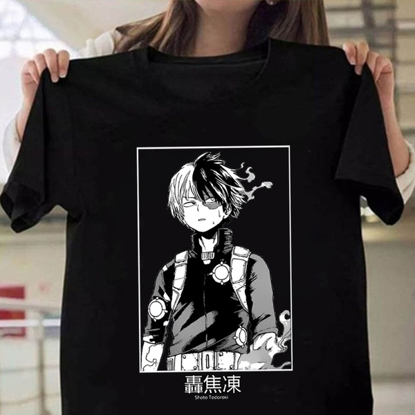 Manga T-shirts My Hero Academia T-shirts T-shirts Women Unisex T-shirts T-shirts Men Todoroki Shoto
