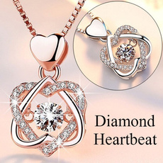 Heart, DIAMOND, Diamond Necklace, Romantic