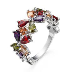 Fashion, Women Ring, 925 silver rings, Mixed Color