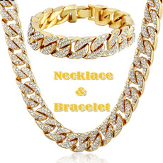 Charm Bracelet, 24kgold, Chain Necklace, 18k gold
