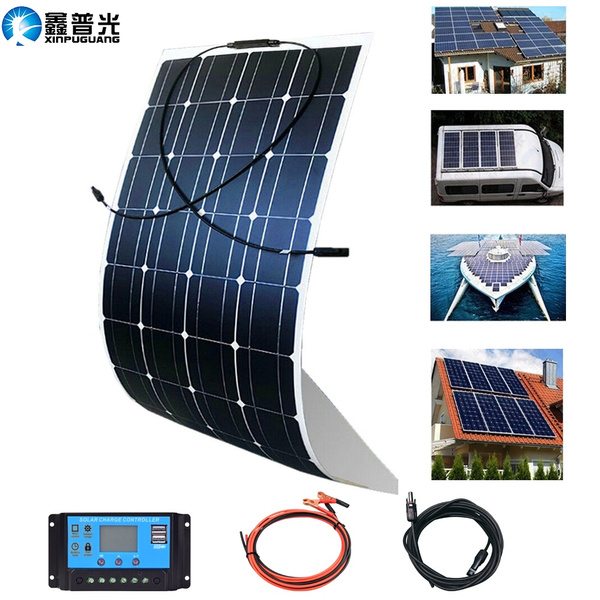 XINPUGUANG 100w DIY kit 12v battery car RV module panel solar panel for ...