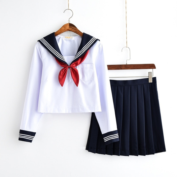 Schoolgirl Uniform Japanese Class Navy Sailor School Uniforms Students ...