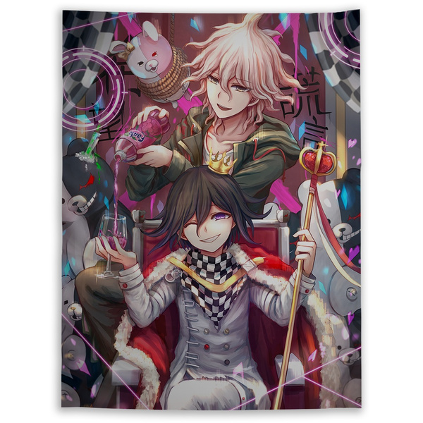 Anime Illustration Girl Wandteppich Kunst Wandbehang Poster 
