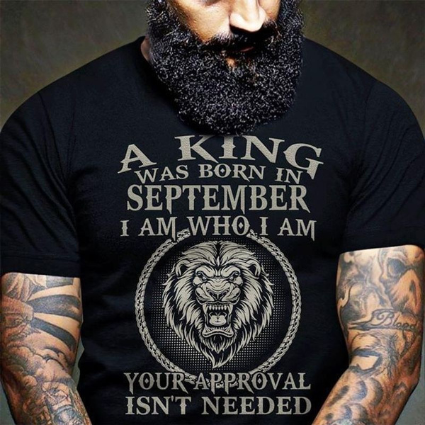 Viking Warrior Shirt An Old Man Born In September