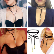 fashion women, Jewelry, lariatnecklace, blackchokernecklace
