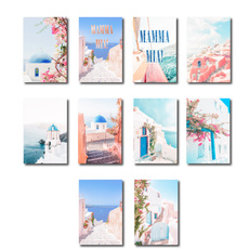 Summer, collegedormdecor, art, mammamiacanvaspainting