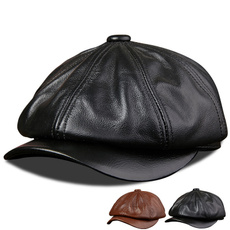 Winter Hat, Winter, leather, Men