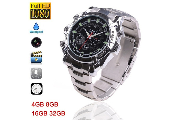 spy watch waterproof