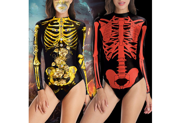Skeleton One-Piece Swimsuits Novelty Weird Funny Swimwear Swimming Suits Skeleton One-Piece Swimsuits Novelty Weird Funny Swimwear Swimming Suits