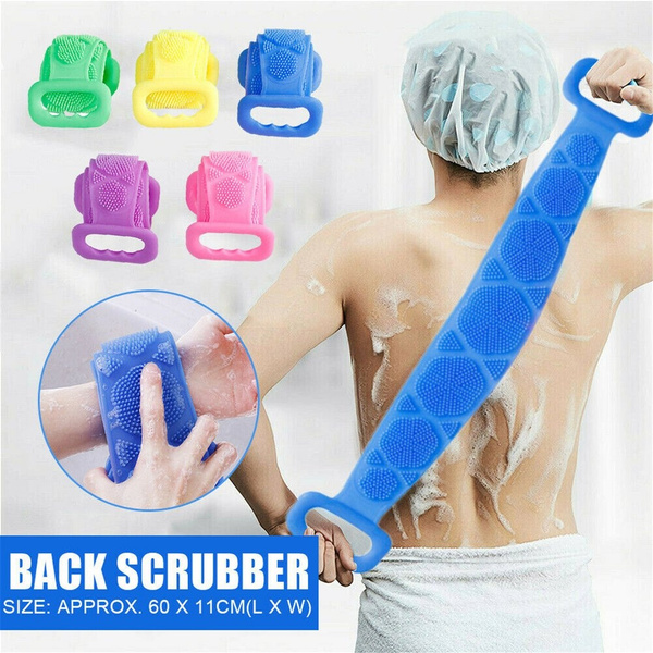 Body Bath Brush Silicone Soft Cleaning Bath Body Brush Skin Massager For  Shower