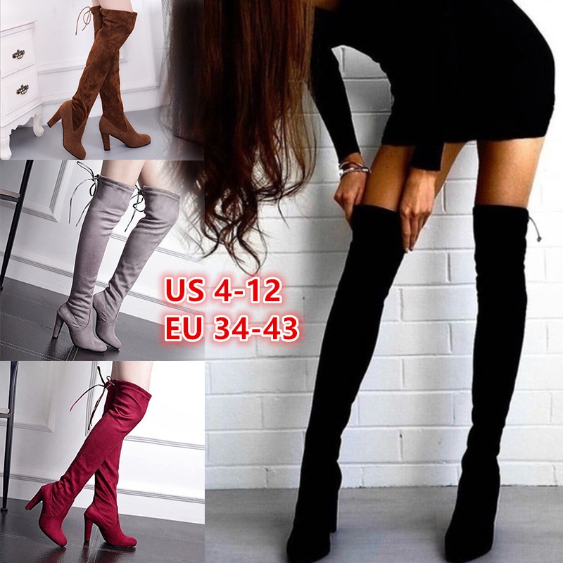 Long Boots Knee High Boots Thigh 