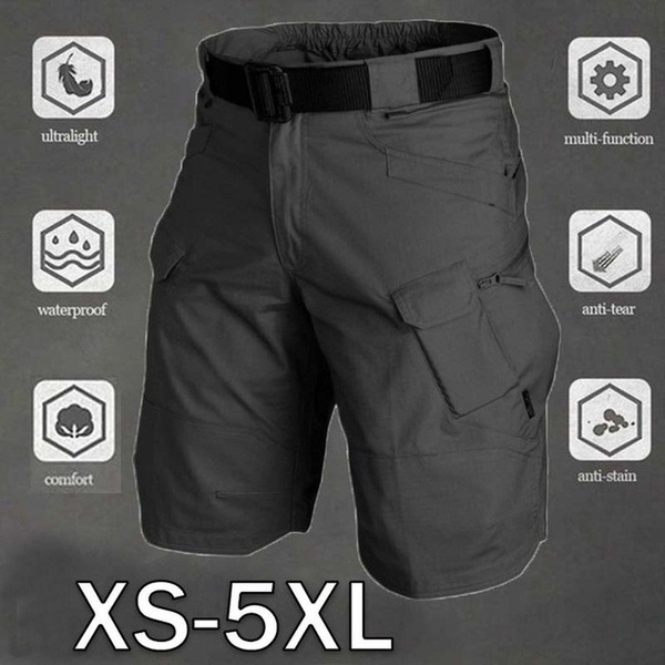 Pantalones cortos de carga tácticos impermeables a la moda para hombre, pantalones  cortos de combate tácticos militares tácticos del Pentágono para hombre |  Wish