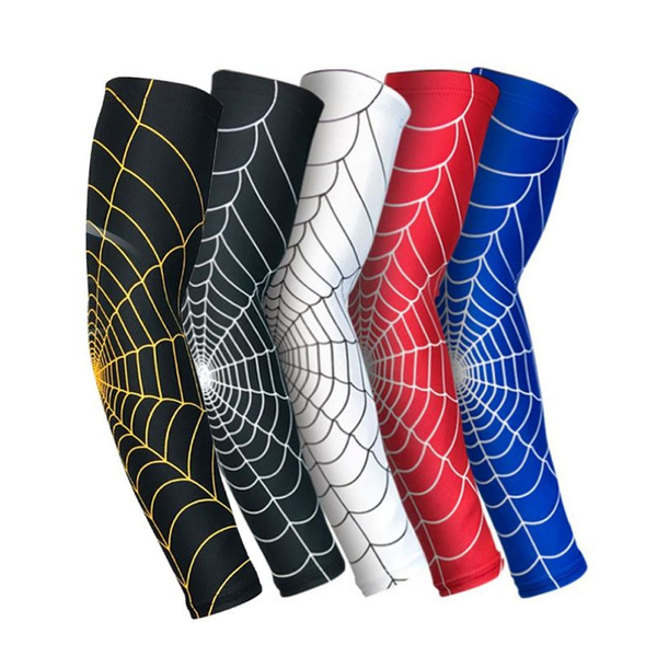 Sports Compression Sun UV Arm Sleeves - Athletic Arm Cover Shield for Men  Women