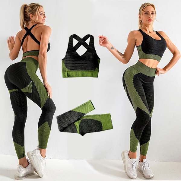 Yoga Clothing Set Sports Suit Women Sportswear Workout Outfit Fitness –  Urbanheer