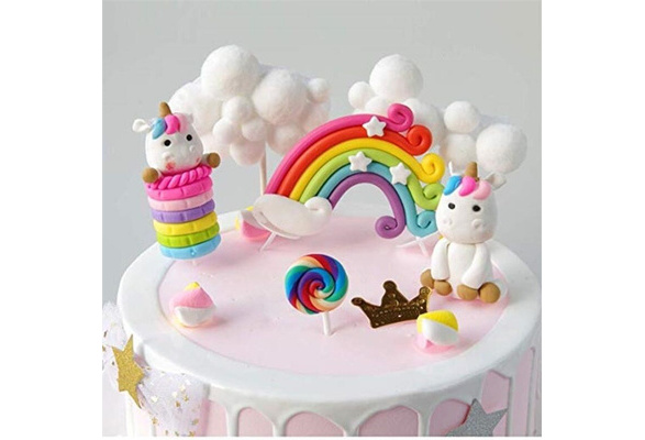 Stampabile Unicorn Cake Topper Stampabile, Download istantaneo, Digitale,  Decorazioni di compleanno di unicorno, Decorazioni per feste di unicorno,  Arcobaleno, Centrotavola -  Italia