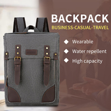 Men, travelbusinessbackpack, Laptop, canvastravelrucksack