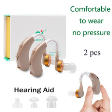 soundamplifier, adjustablehearingaid, hearinghelper, 2pscset