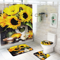 Decor, nonslipmat, Sunflowers, Waterproof