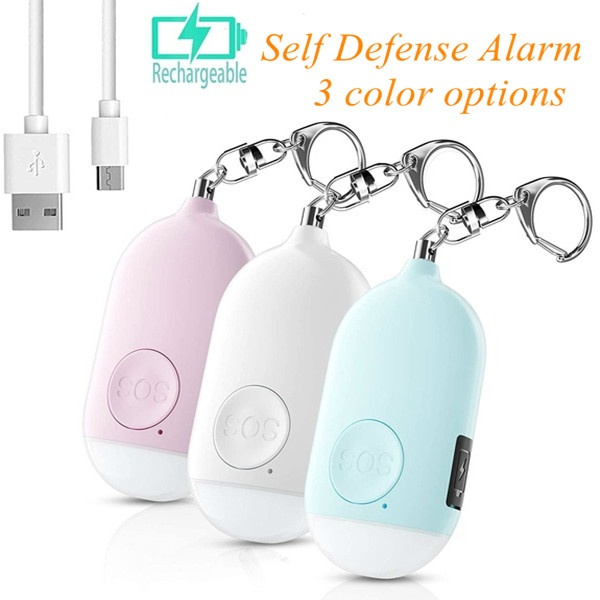 Portable Emergency Security Alarms Self-Defense 130dB Loud Sound