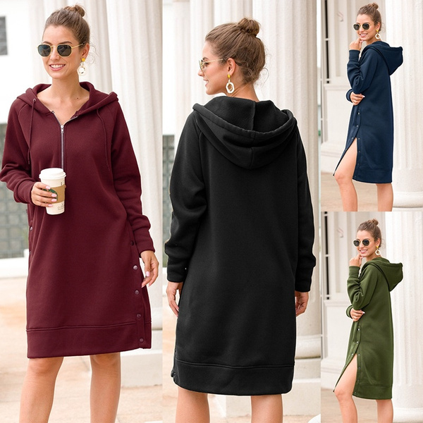 Hooded winter online dress