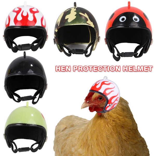 Hens Chicken Helmet Pet Safety Helmet Funny Parrot Headgear
