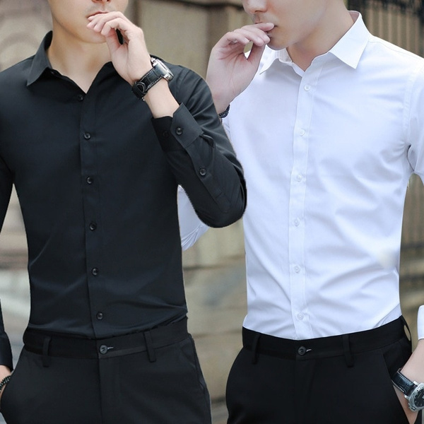 Business casual outlet black shirt