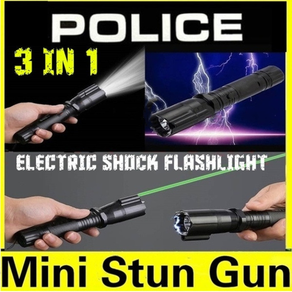 Extreme Pressure Light Flashlight Police Electric Shock Dizzy Flashlight Led Super Bright
